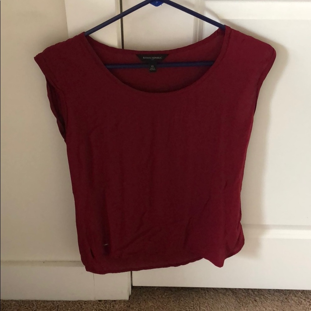 Maroon tank top